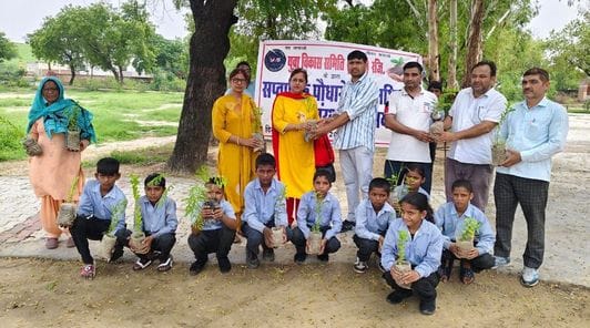 The committee set a target of planting as many trees as possible