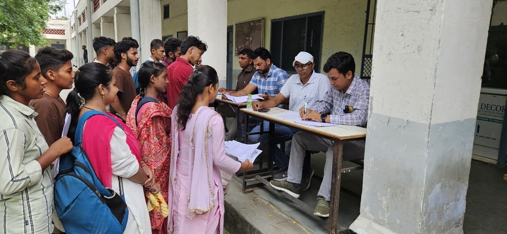 Admission done through physical counseling