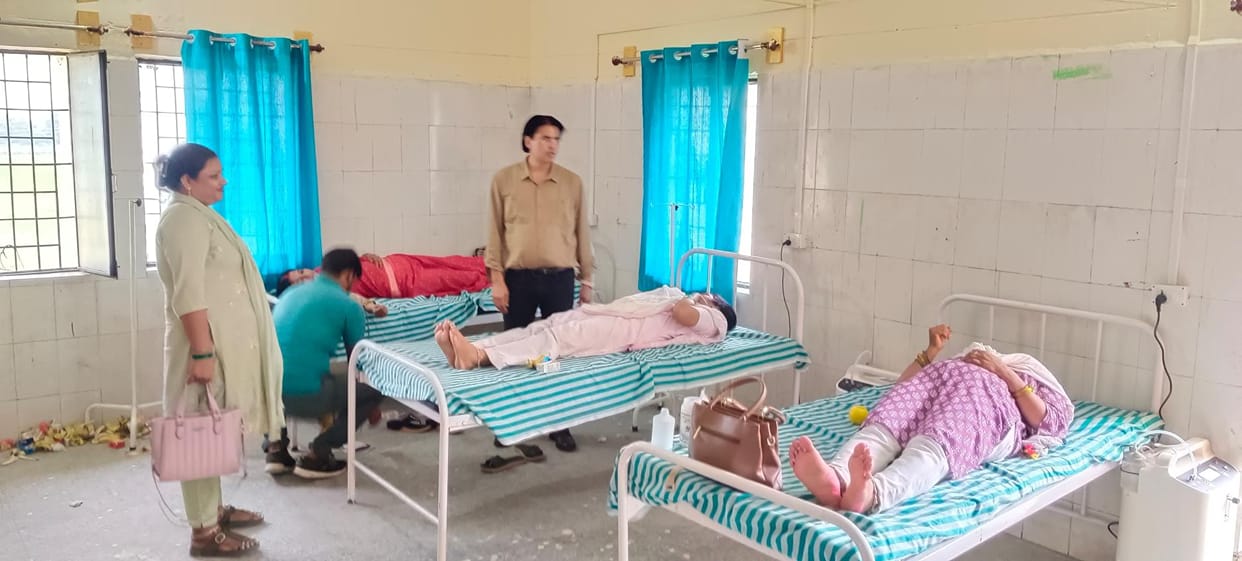 Women showed interest in blood donation