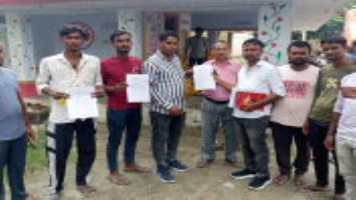 Villagers upset with the poor electricity system staged a sit-in