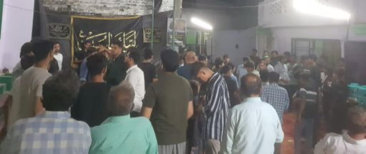 Devotees mourned in memory of Ali Asghar