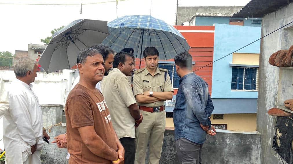 एसपी अभिषेक आनंद ने किया मौका मुआयना