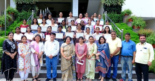 Students were given knowledge about latest technology