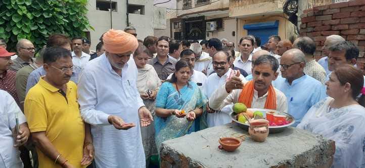Seva Bharti laid the foundation of the seventh hostel