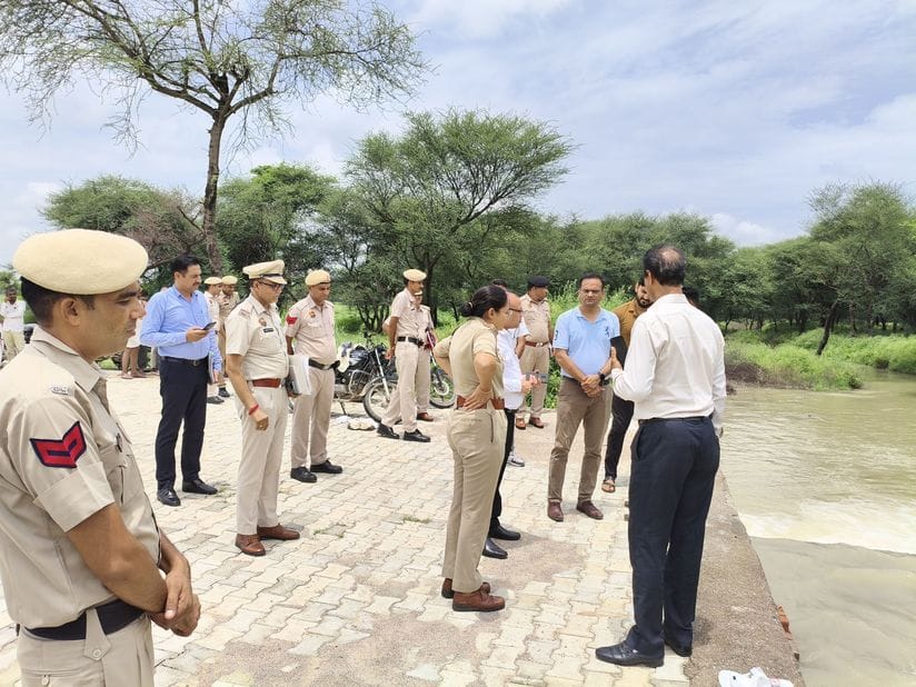 Deputy commissioner inspected Dev Nagar dam