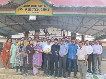 Sameer of Ghanari School got place in NIT Hamirpur