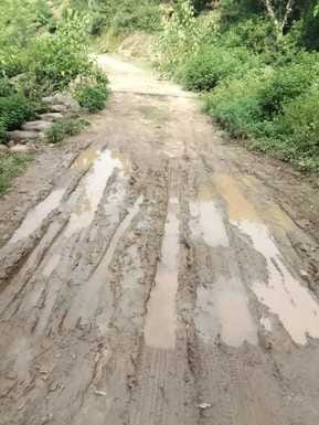 Majalta, Palnu Panchayat, Road in Poor Condition