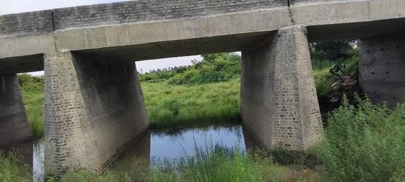 Due to negligence, the rivers of the district are dry despite the rain