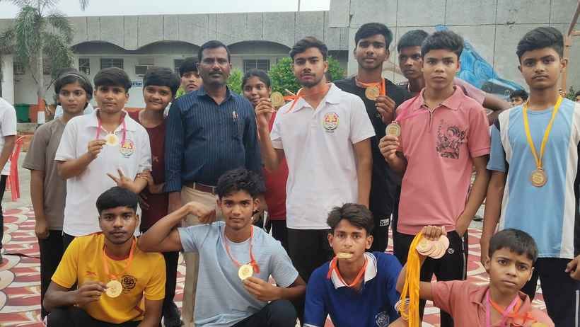In boxing, seven players of Navodaya got gold from punches and four got silver
