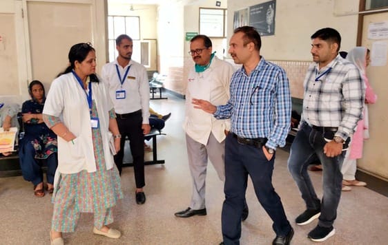 ANQAS team inspected the civil hospital