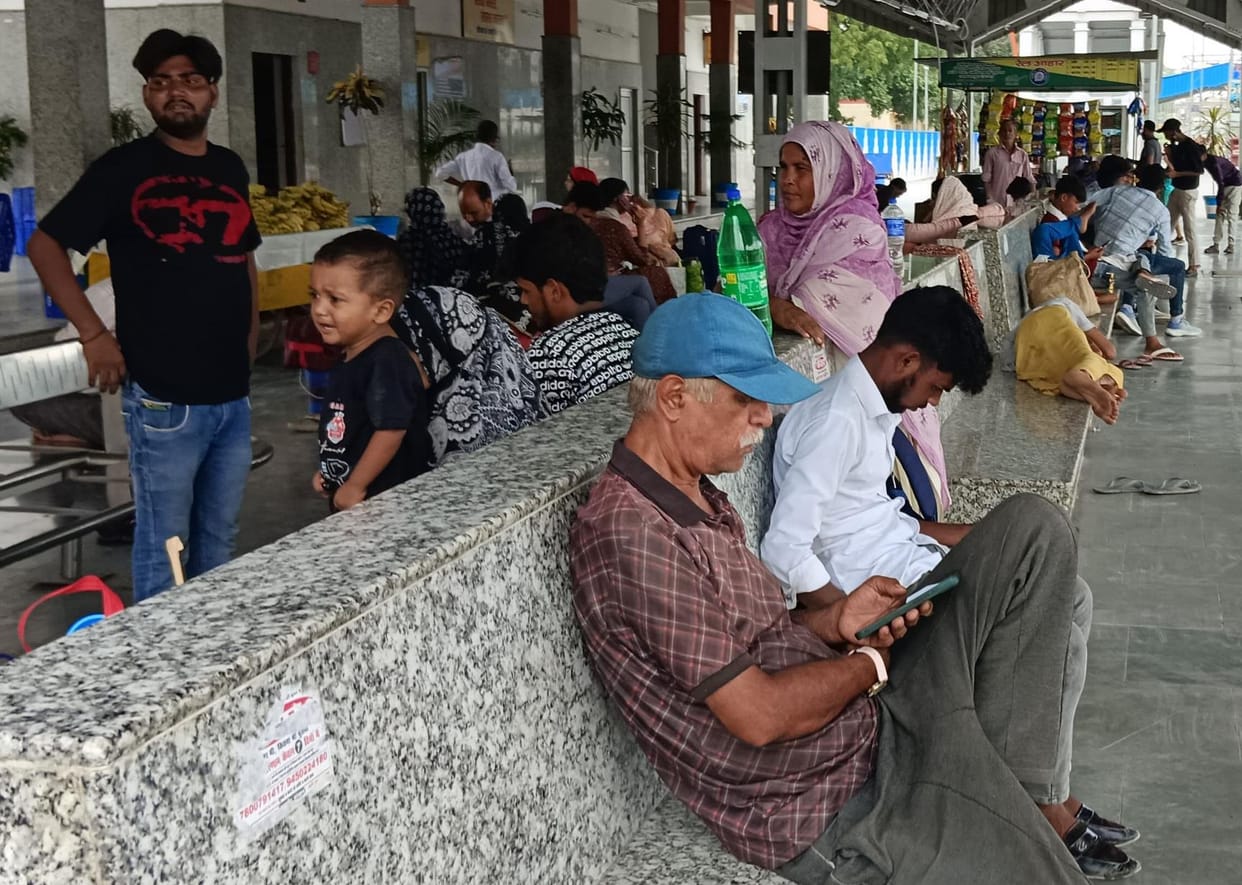 Most trains are arriving late, passengers are angry