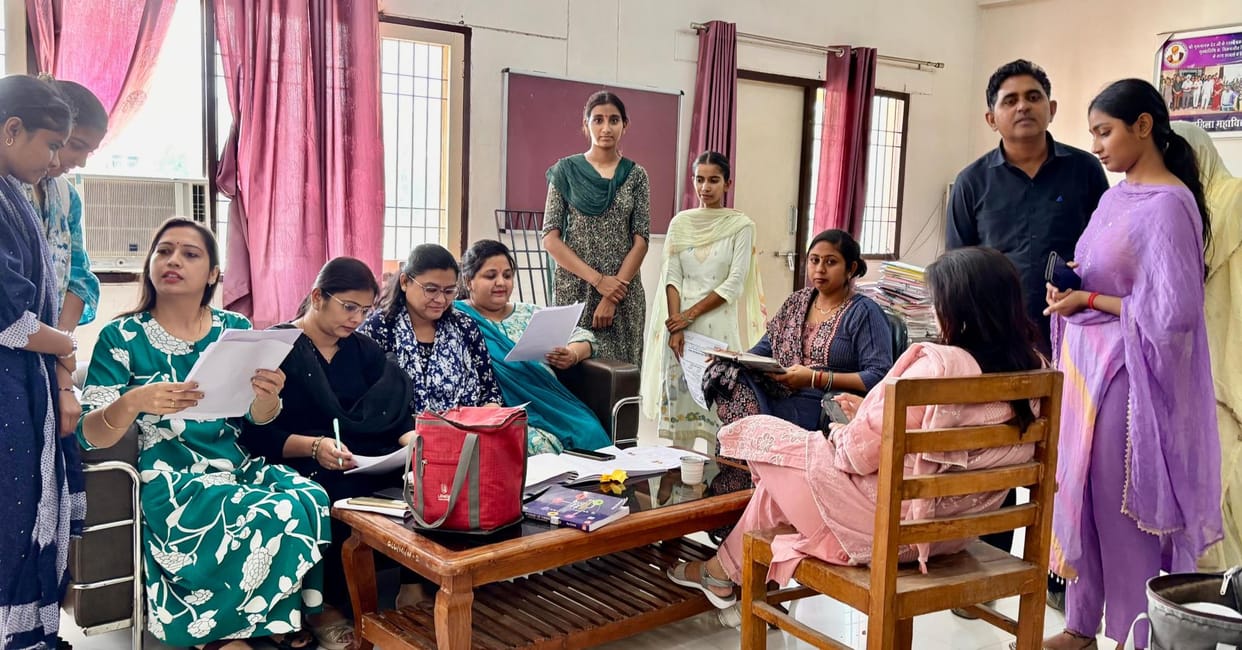 Process for admission in M.Com started in Mahila Mahavidyalaya
