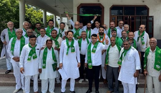 Baljit Nain became senior vice president of INLD and Bablu Nandal became the principal general secretary