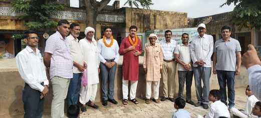 Sumer Singh and Mukesh Kumar were welcomed on their promotion