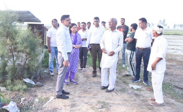 Vertical drainage system is proving to be a boon for the bean-prone land: Deputy Commissioner