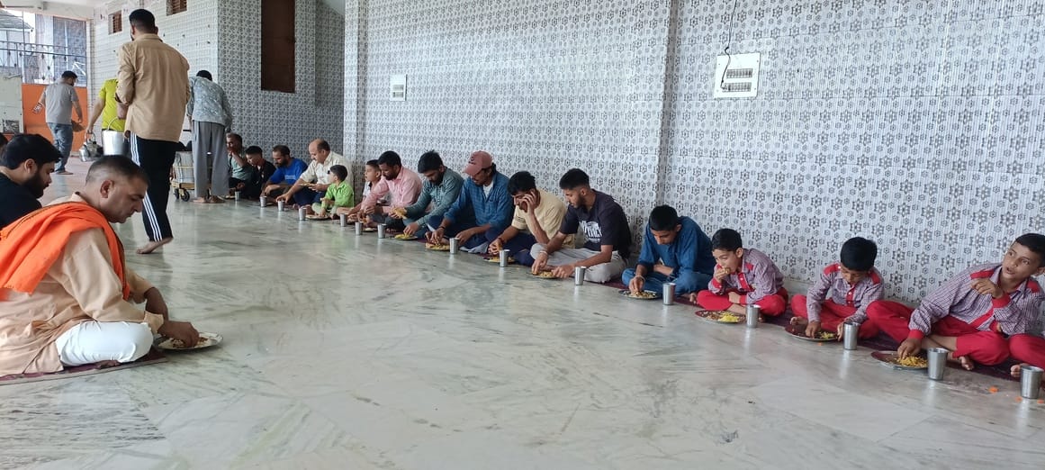 Reasi, Baba Biddan Temple, Bhandara Organised
