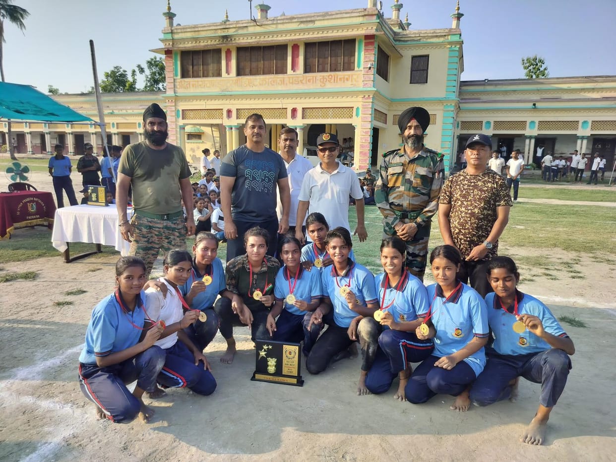 Gandhi Memorial Inter College Hata became the winner in Kabaddi