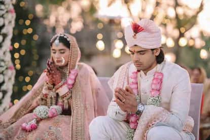 Neeraj Chopra and Himani wedding reception in Karnal