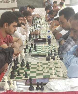 Players showed their talent in chess