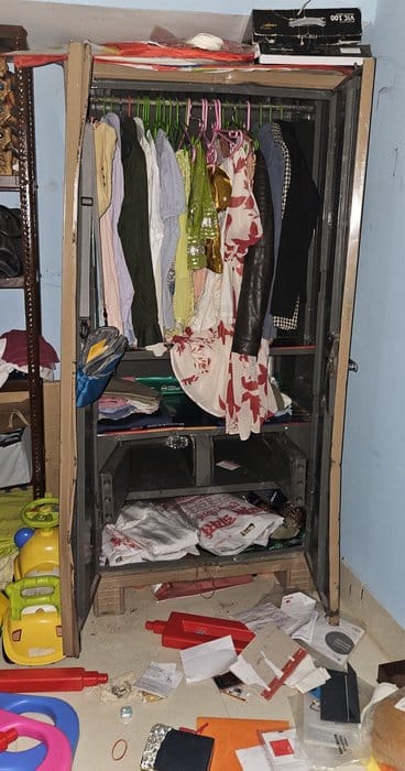 Thieves ransacked the SDO's closed house
