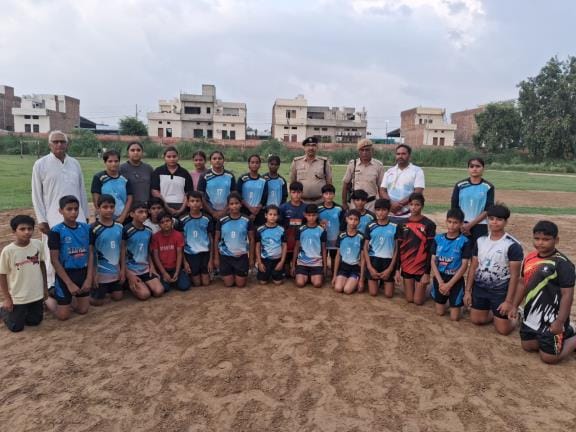 Kabaddi competition organized by Hansi Police, teams from 4 villages participated