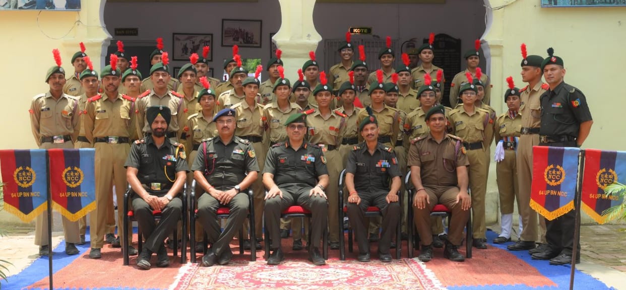 Lucknow University: Rank ceremony of NCC cadets held