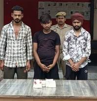 Three arrested with Alprazolam powder and brown sugar