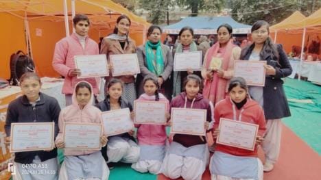 The college girls got third place in the Shrianna Vyanjan Competition
