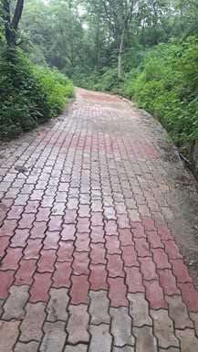 Interlock tiles laid on one kilometer of road in Sahnvi