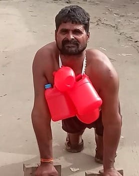Faith increased enthusiasm... even a handicapped person started the Kanwar Yatra