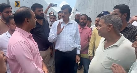 Udhampur, MLA Pawan Kumar Gupta, Checking Underpass Bridge Construction