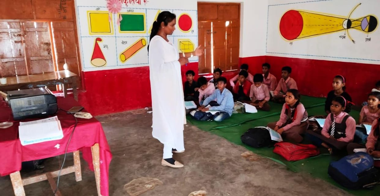 The picture of Composite School Banjaria Hussain changed due to the hard work of the teacher