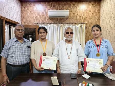 Sneha topped with 73 percent marks