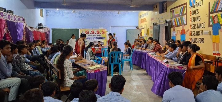 Youth parliament inaugurated in government school of village Jorasi