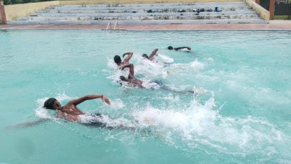 Eight swimmers selected from Mandal for state level competition