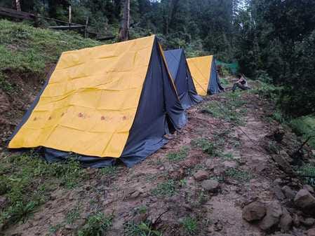 The tent is fine but there is no peace, nights are spent awake