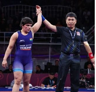 Wrestler Manisha won bronze medal in the fourth ranking series