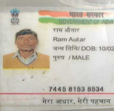 The body of an elderly man was found lying outside the house