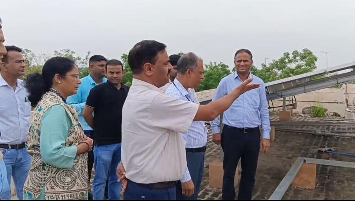 solar plant start in civil hospital