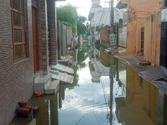 Hopes drowned in water, the street became a prison