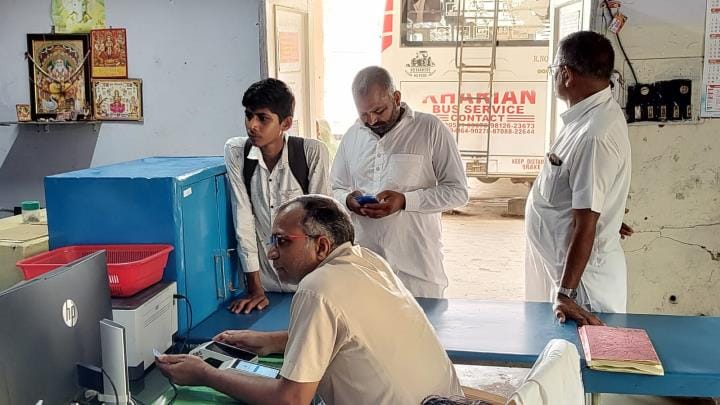 Happy cards are not being made in the district for one year, people are forced to make rounds