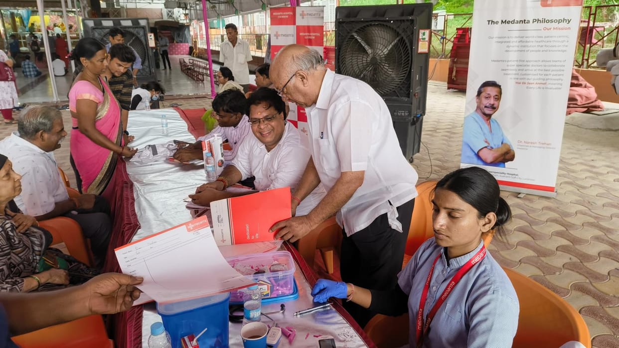 152 people got free treatment in health camp