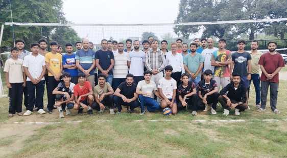Chaudu's team became the winner in volleyball competition
