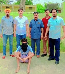 The main accused involved in the theft was caught from Haridwar