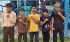 Five players of the district will participate in the state level boxing competition