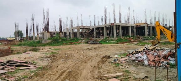 The school being built in Chandanheri at a cost of Rs 44 crore is mired in controversy