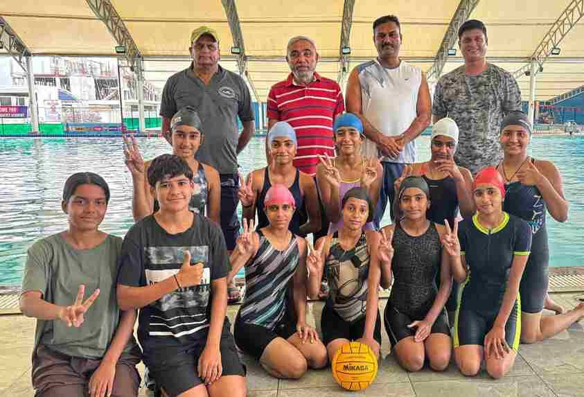 Haryana Water Polo Team selected at Champions Aquatic Academy