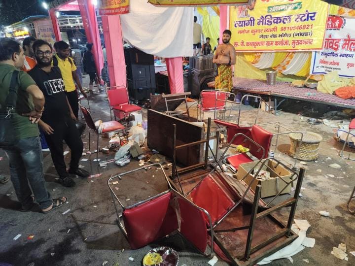 After drinking alcohol, Kanwadiya created a ruckus and vandalized the camp