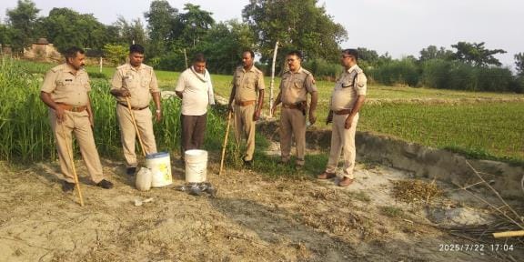 Excise department destroyed the liquor