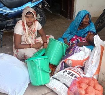 Houses collapsed, protests held for compensation